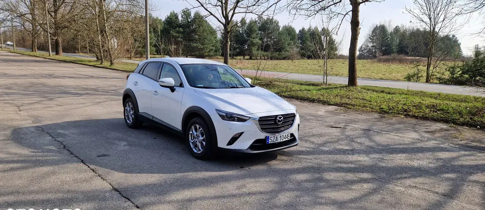 mazda zawiercie Mazda CX-3 cena 82000 przebieg: 77200, rok produkcji 2018 z Zawiercie